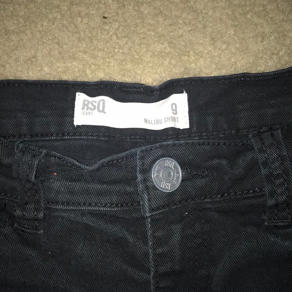 Black Jean Shorts - Picture 3 of 3